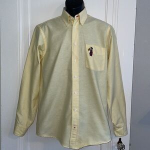 Hathaway Golf yellow Oxford shirt‎